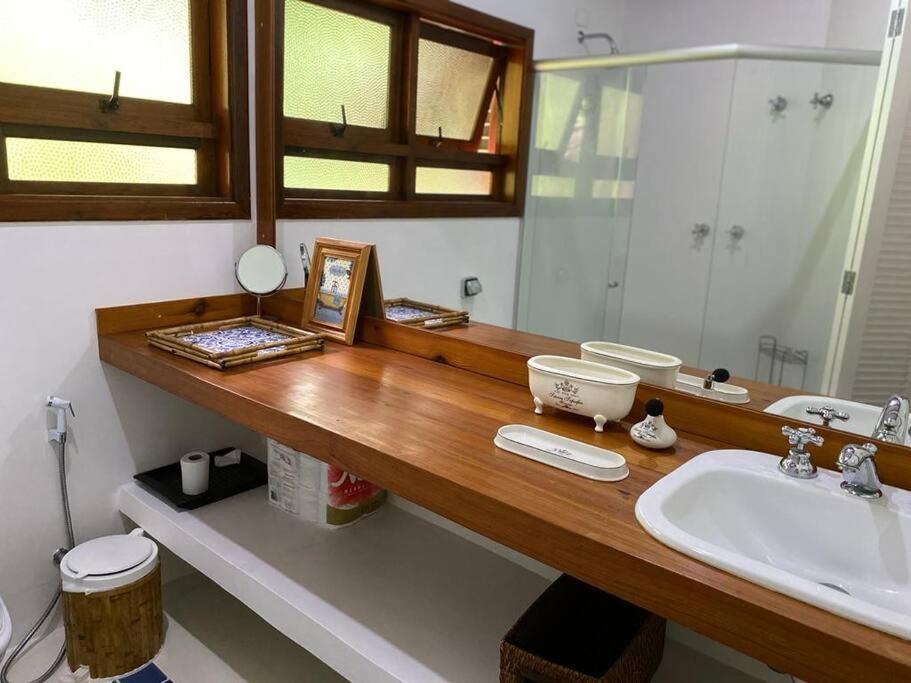 Casa Deliciosa Em Condo C/ Piscina Frente Ao Mar เซา เซบัสเชียว ภายนอก รูปภาพ